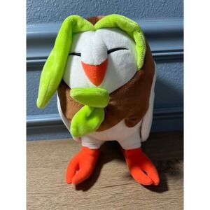 Pokemon Center Rowlet Plush 2017 Nintendo Creatures Game Freak‎ Stuffed Toy
